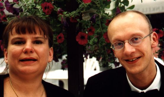 Tina und Wolfgangster bei Nico und Bertolds Hochzeit.