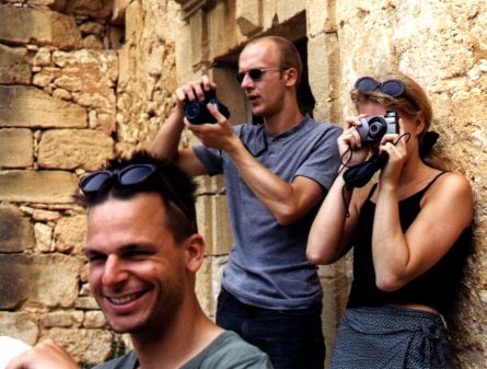 Photoshooting in Beynac.